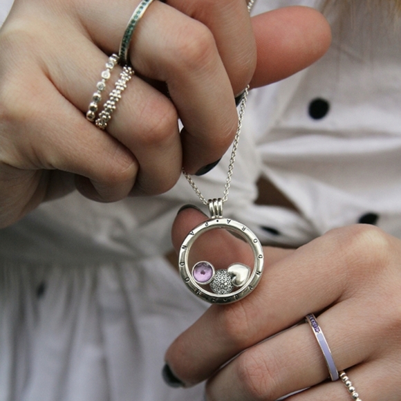 Pandora Floating Locket Necklace - Picture 4 of 14